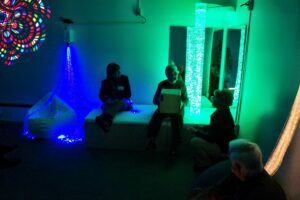 Mid-Shore Community Foundation members experience multi-sensory room.